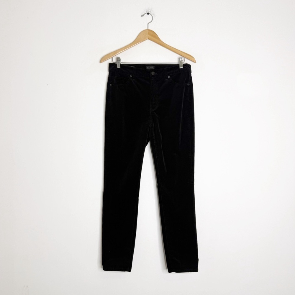 Talbots Black Corduroy Straight Leg Pants – Size 6P (Petite)